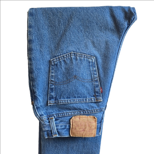 Levis 501 Button Fly Denim Jeans Vintage 1980's